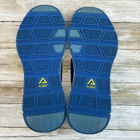 Align Celestia Shoes Sz 9M Marina Blue Fabric Upper Lightweight Nursing Slip On - Picture 7 of 9